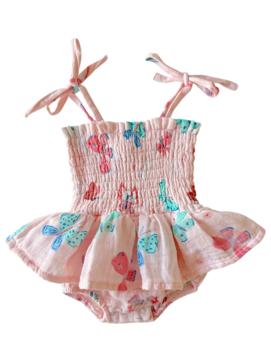 Bubble w/ Skirt Romper | Whimsical Butterflies - PREORDER