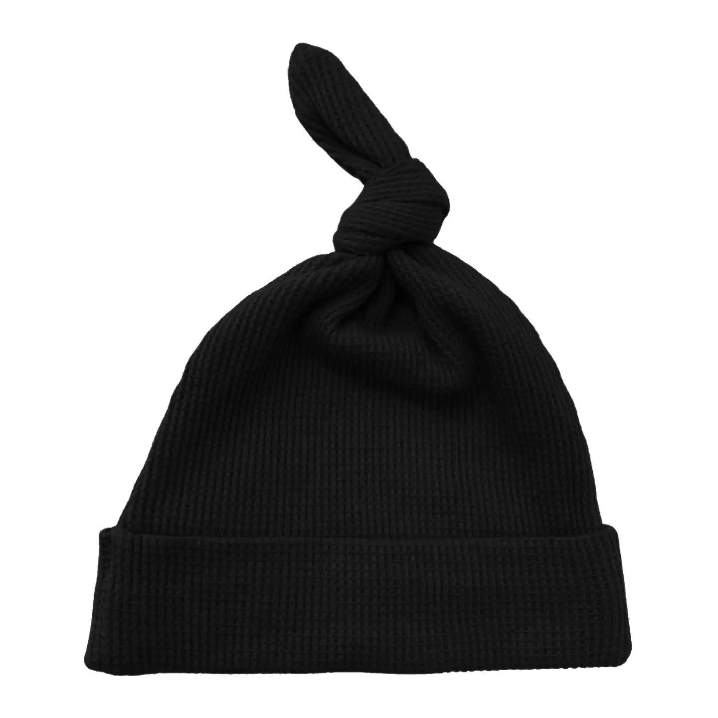 Waffle Knot Beanie | Black - PREORDER