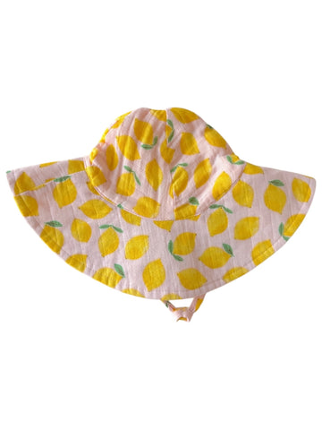 Wide Brim Sunhat | Lemon Sorbet - PREORDER