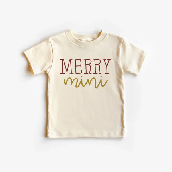 Cotton Bodysuit or Tee | Merry Mama/Mini - PREORDER