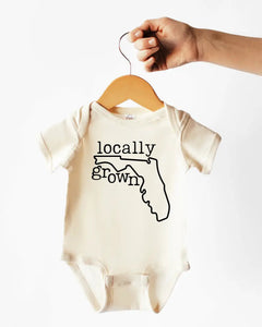Locally Grown Cotton Bodysuit or Tee | Florida - PREORDER