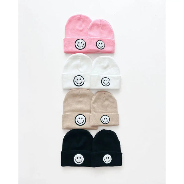 Smiley Beanie | Black - PREORDER
