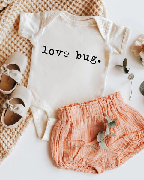 Cotton Bodysuit or Tee | Love Bug - PREORDER