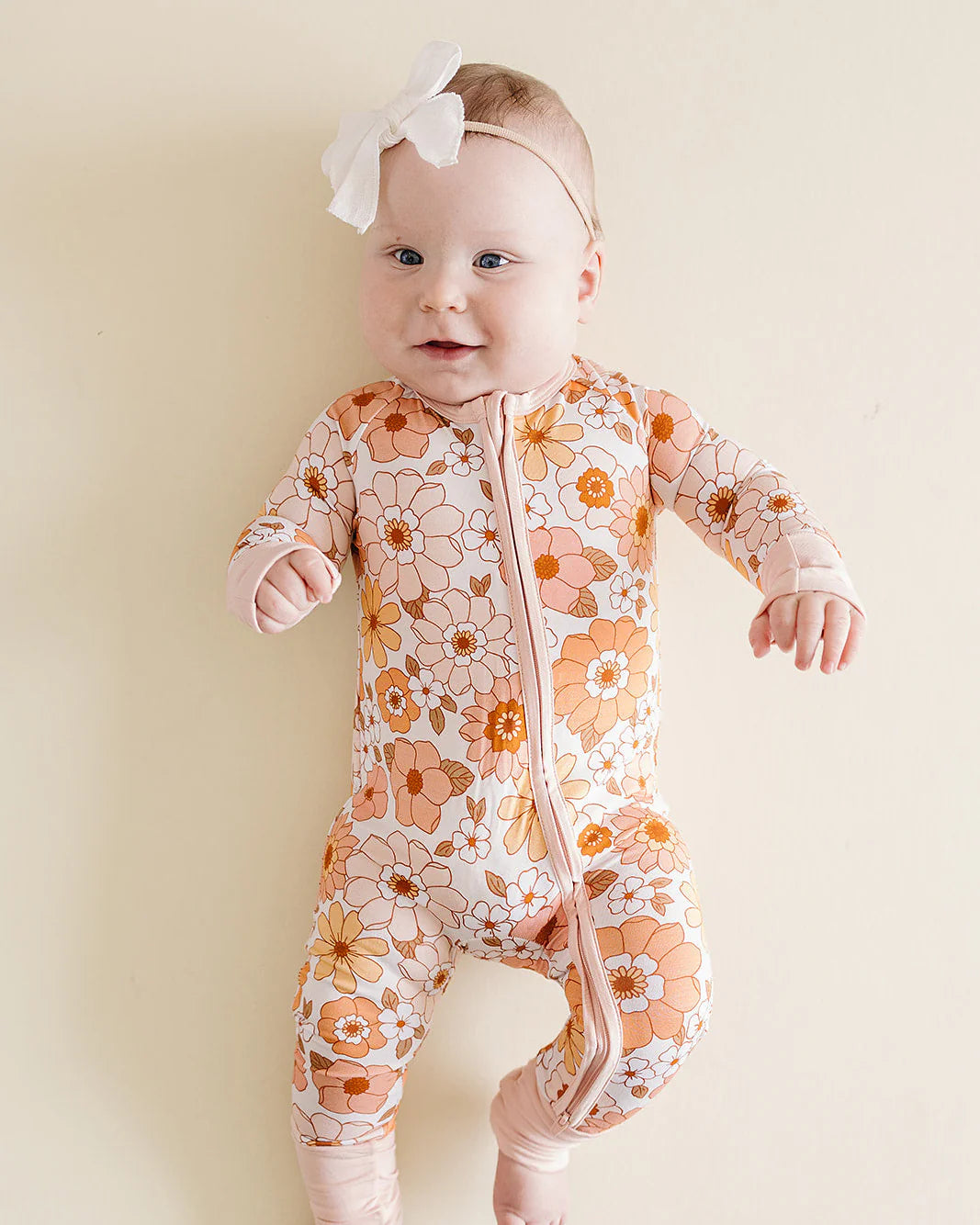 Bamboo Zip Romper | Sweet Blossom - PREORDER
