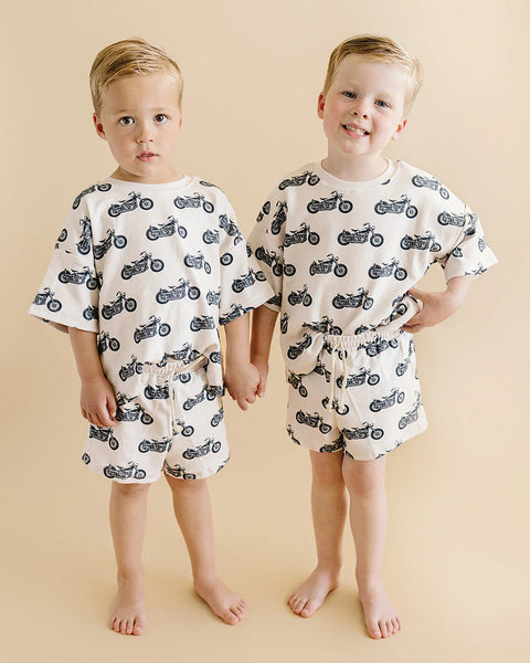 Top & Shorts Set | Born to Ride - PREORDER