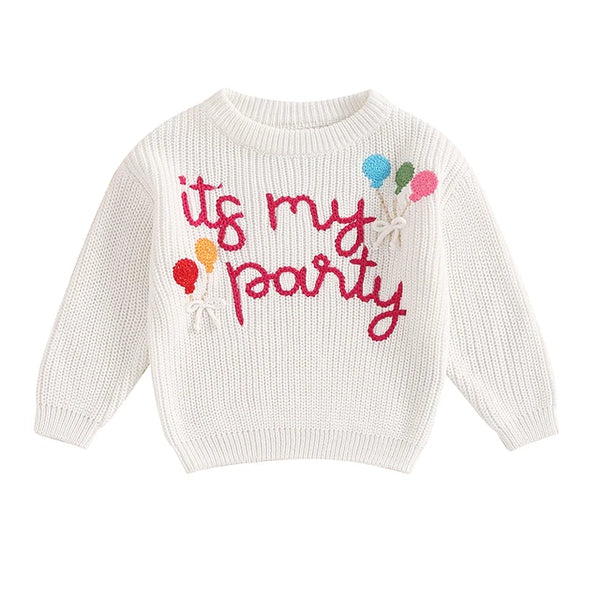 Its My Party Sweaters (3 Colors) - PREORDER