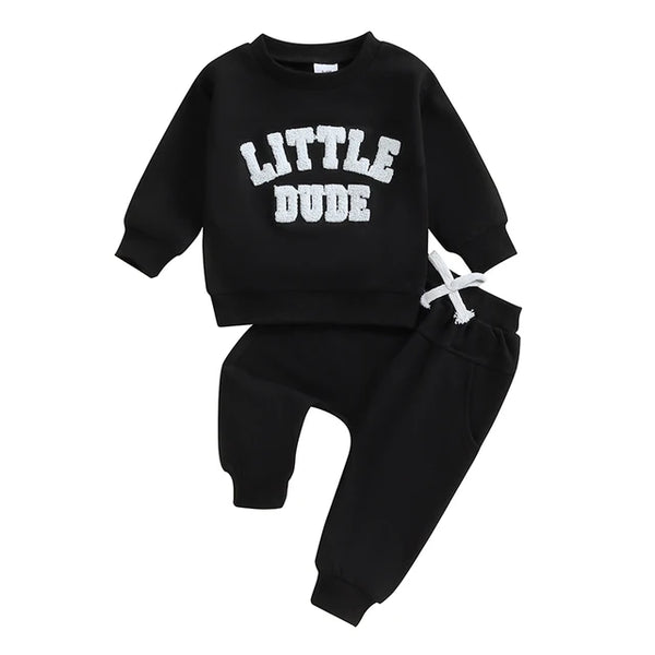 Little Dude Jogger Outfits (5 Colors) - PREORDER