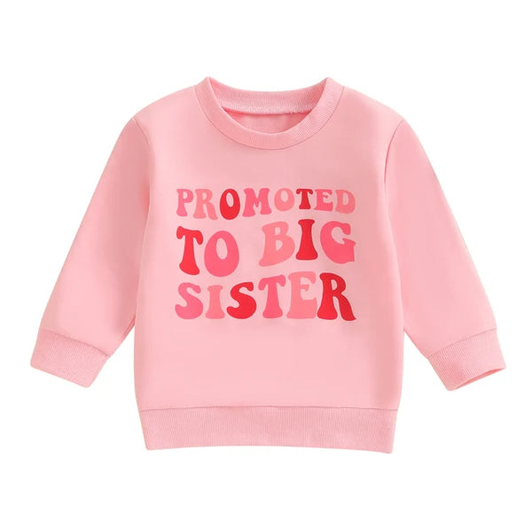 Promoted to Big Sister & Brother Pullovers - PREORDER