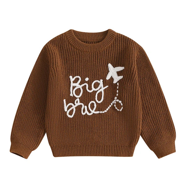 Big Brother Airplane Knit Sweaters (3 Colors) - PREORDER