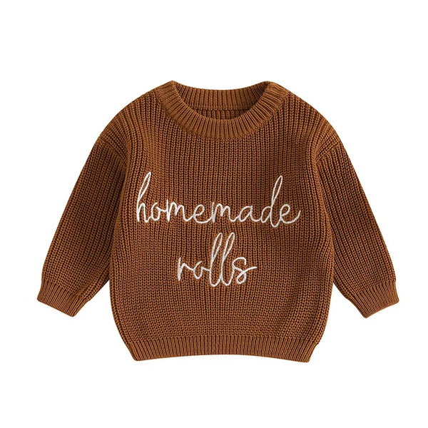 Homemade Rolls Knit Sweaters (3 Colors) - PREORDER