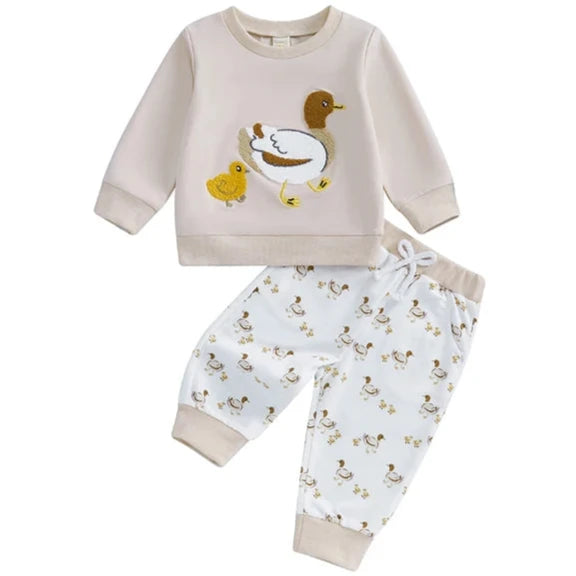 Mama & Baby Duck Jogger Outfit - PREORDER