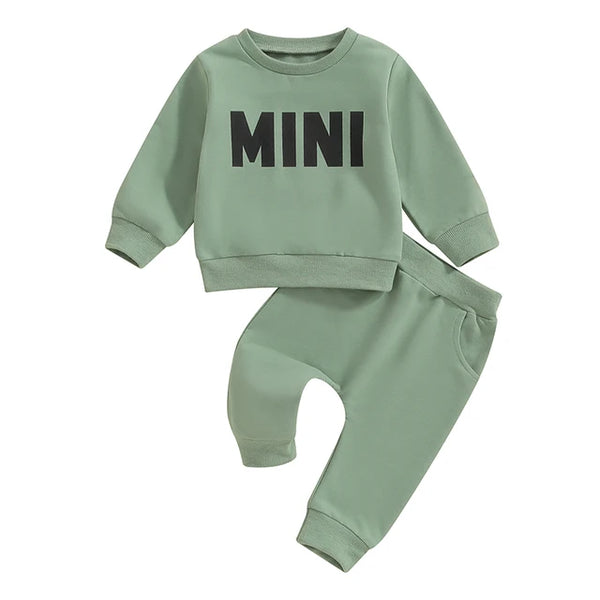 Solid MINI Jogger Outfits (3 Colors) - PREORDER