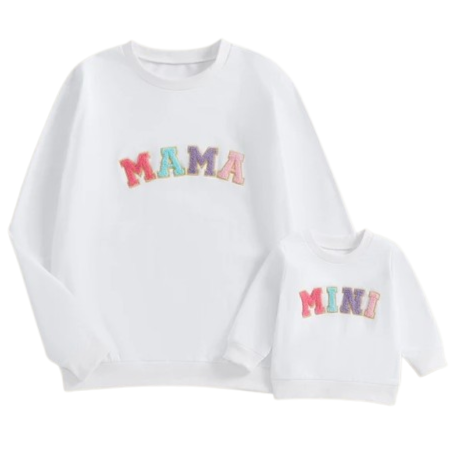 MINI Colorful Matching Pullovers (2 Colors) - PREORDER