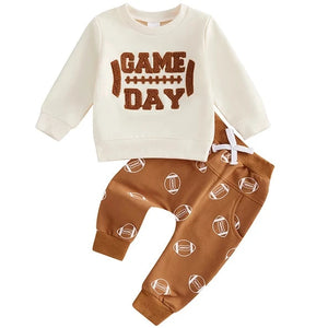 Game Day Footballs Jogger Outfit - PREORDER