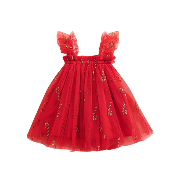 Candy Canes Tutu Dresses (2 Colors) - PREORDER