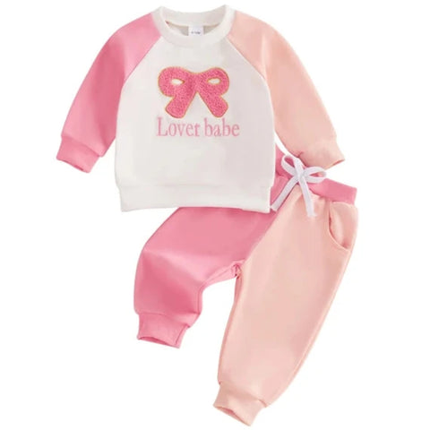 Lover Babe Three Tone Jogger Outfit - PREORDER