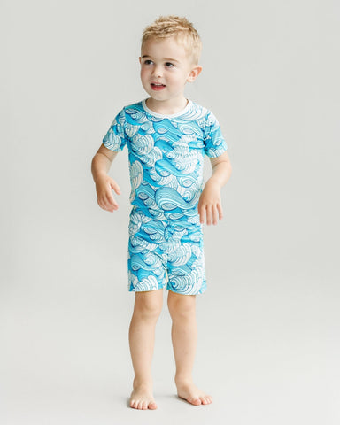Bamboo Top & Shorts Set | Delmar - PREORDER