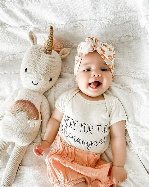 Cotton Bodysuit or Tee | Here For The Shenanigans  - PREORDER