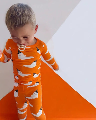 Top & Pants Set | Orange Ghost - PREORDER