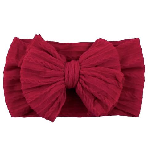 Cable Bow | Cranberry - PREORDER
