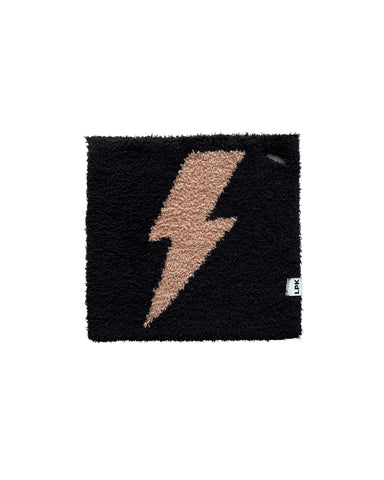 Lightening Bolt Plush Lovey | Mocha - PREORDER