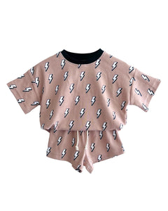 Top & Shorts Set | Lightning Bolts - PREORDER