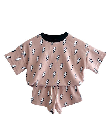 Top & Shorts Set | Lightning Bolts - PREORDER