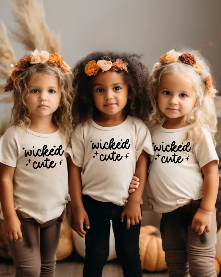 Cotton Bodysuit or Tee | Wicked Cute - PREORDER