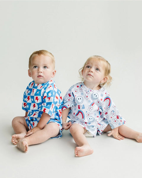 Top & Shorts Set | Little Miss USA - PREORDER