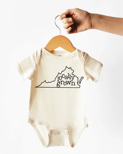 Locally Grown Cotton Bodysuit or Tee | Virginia - PREORDER