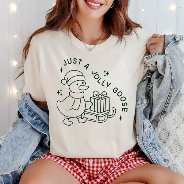 Cotton Bodysuit or Tee | Just A Jolly Goose - PREORDER