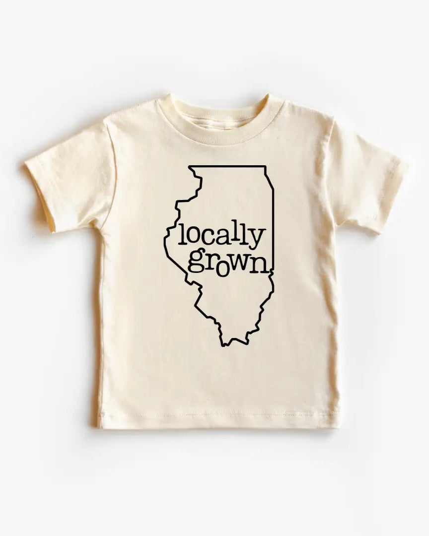 Locally Grown Cotton Bodysuit or Tee | Illinois - PREORDER