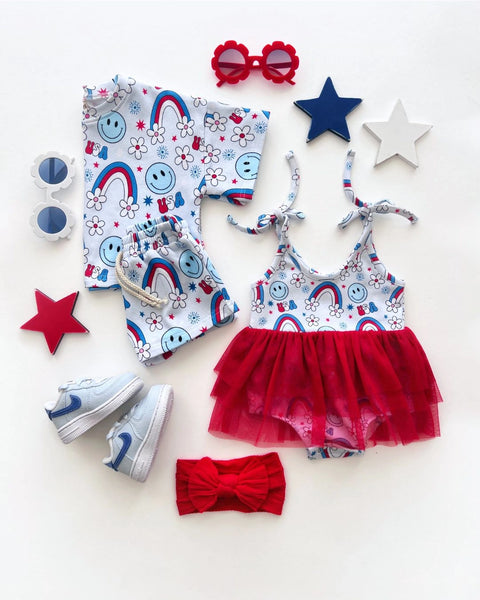 Tutu Romper | Little Miss USA - PREORDER