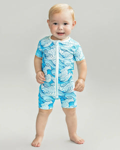 Bamboo Shorty Romper | Delmar - PREORDER