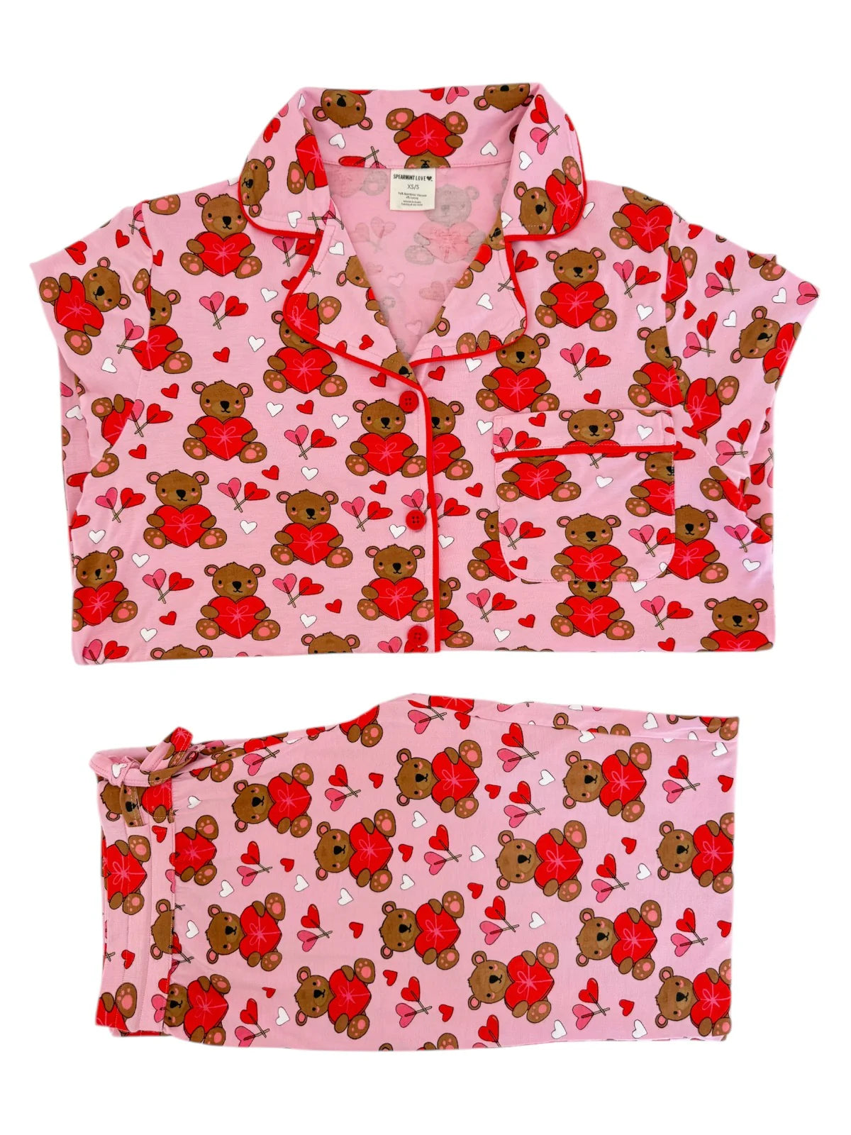 Women's Lounge Set | Valentine Bear Pink - PREORDER