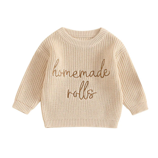 Homemade Rolls Knit Sweaters (3 Colors) - PREORDER