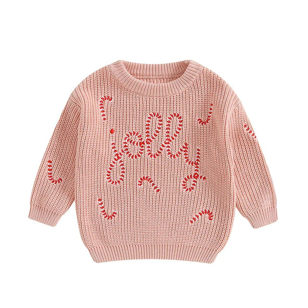 Jolly Candy Canes Knit Sweaters (3 Colors) - PREORDER