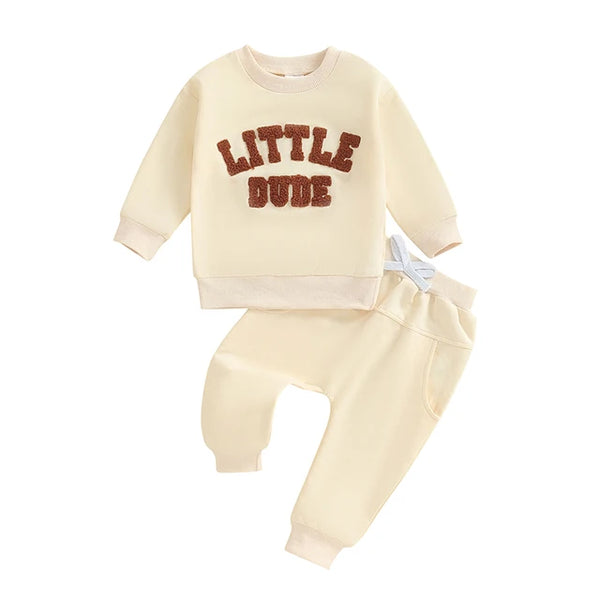 Little Dude Jogger Outfits (5 Colors) - PREORDER