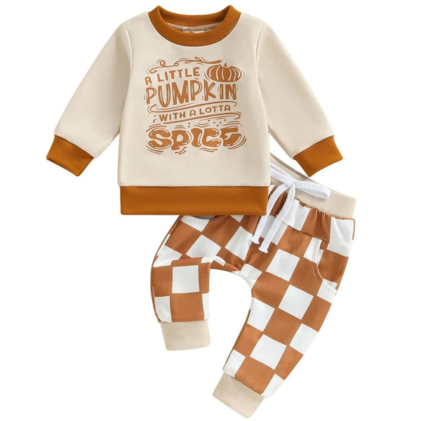 Little Pumpkin with a lotta Spice Jogger Outfit - PREORDER