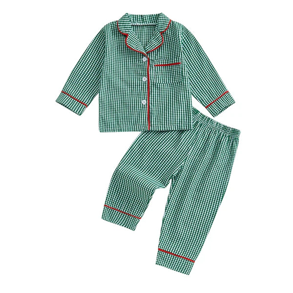 Christmas Plaid Pajamas (2 Colors) - PREORDER