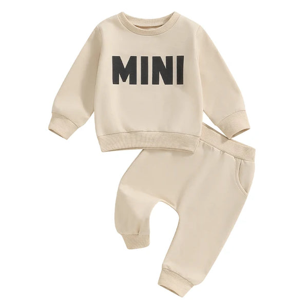 Solid MINI Jogger Outfits (3 Colors) - PREORDER