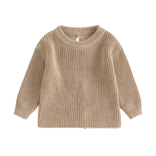 Solid Open Back Knit Sweaters (2 Colors) - PREORDER