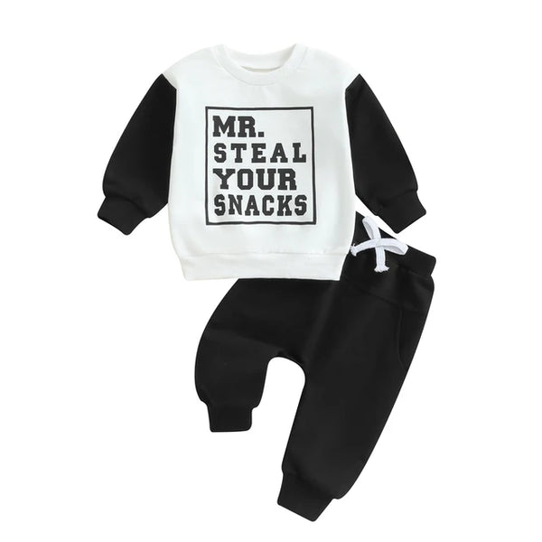 Mr Steal Your Snacks Two Tone Jogger Outfits (4 Colors) - PREORDER