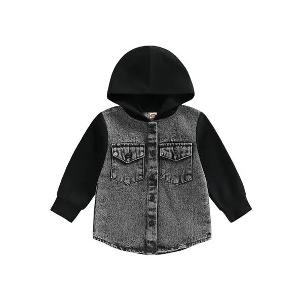 Denim Hooded Flannels (3 Colors) - PREORDER