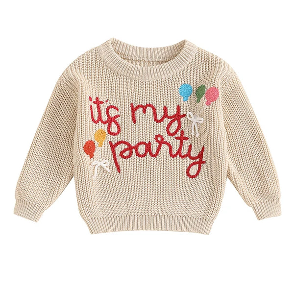 Its My Party Sweaters (3 Colors) - PREORDER