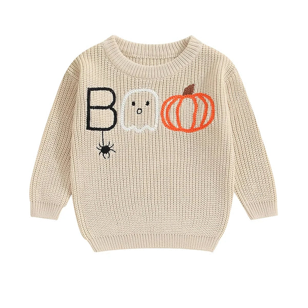 Halloween BOO Knit Sweaters (3 Styles) - PREORDER