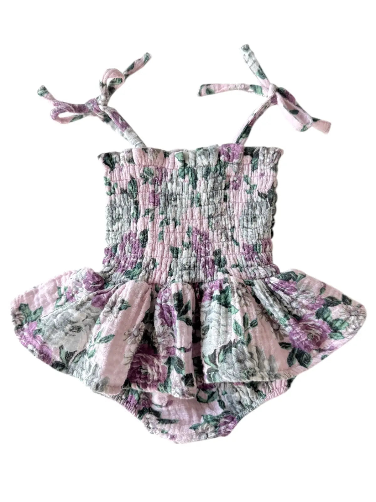 Bubble w/ Skirt Romper | Blissful Blossoms - PREORDER
