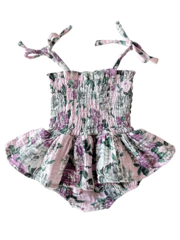 Bubble w/ Skirt Romper | Blissful Blossoms - PREORDER