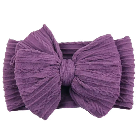 Cable Bow | Plum - PREORDER