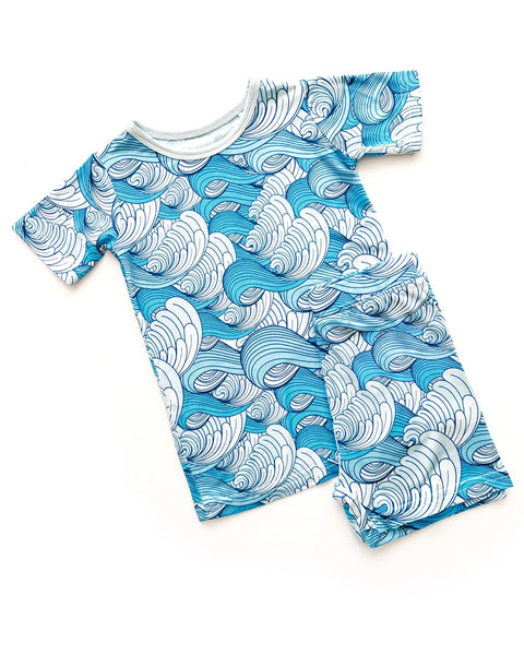 Bamboo Top & Shorts Set | Delmar - PREORDER